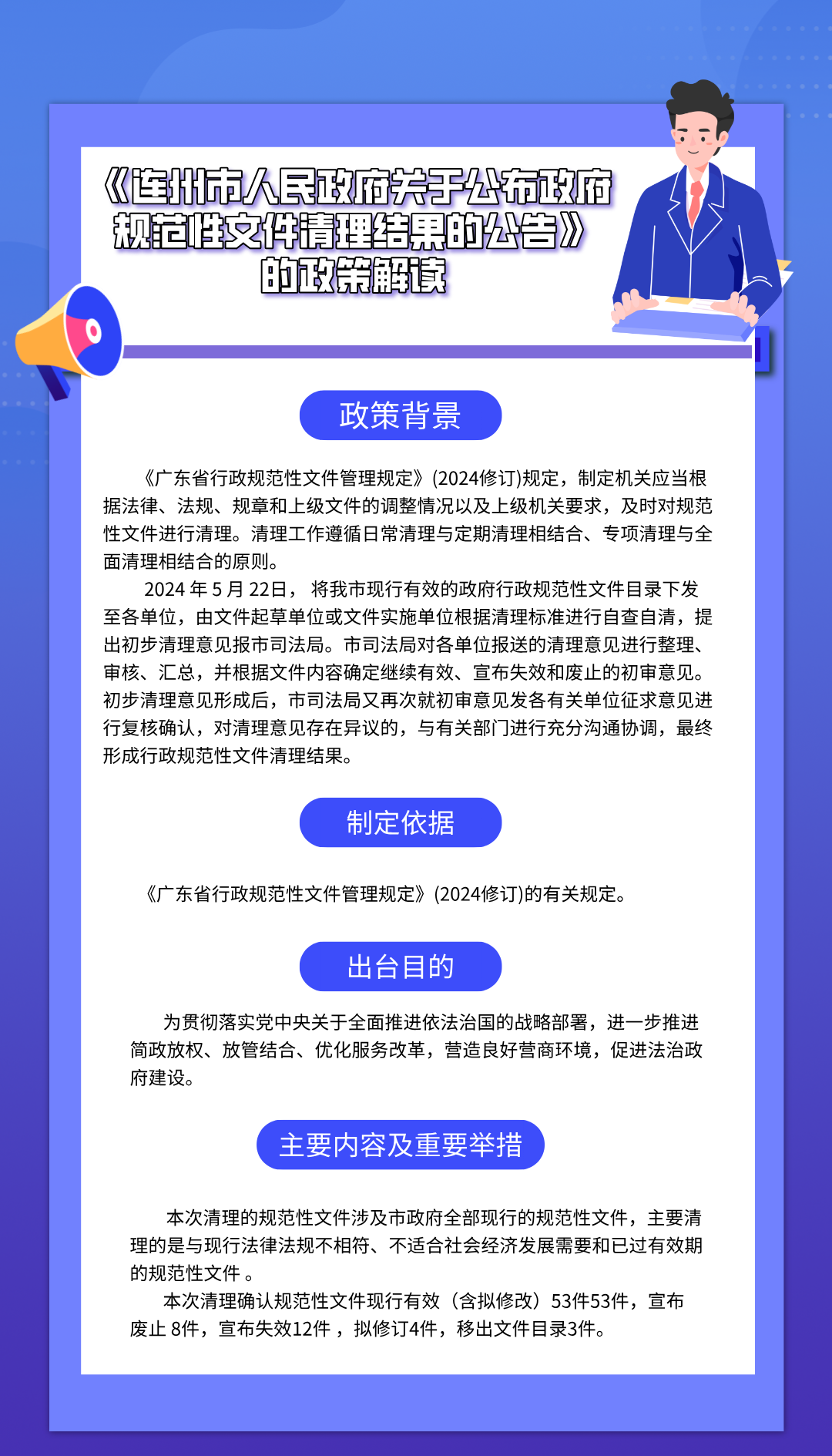 一圖解讀《連州市人民政府關于公布政府規(guī)范性文件清理結果的公告》.png